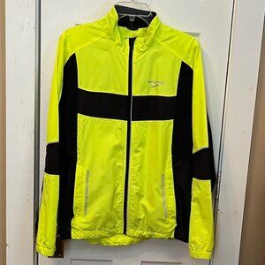 Brooks Men's Medium Running Jacket - Yellow